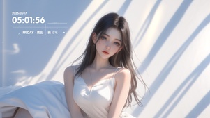 午后慵懒美女
