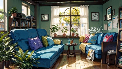 4K唯美治愈小清新房间