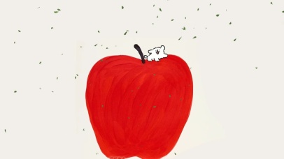 苹果超人  壁纸