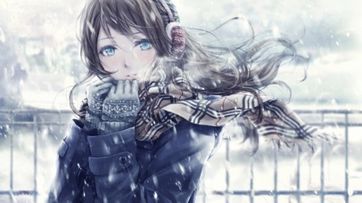 下雪天(动漫动态壁纸) - 动态壁纸下载 - 元气壁纸