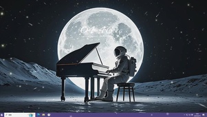 宇航员演奏一曲献给你