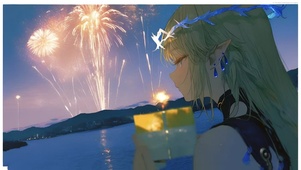 卡提希娅-烟花下的少女