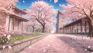 4k 浪漫樱花