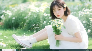 小清新白裙女孩