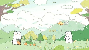 风筝在天上飞