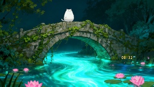 梦幻流光小溪