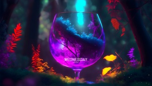 绚烂酒杯