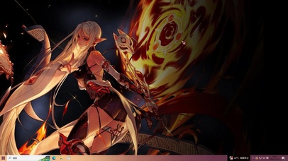 白发精灵耳战斗制服女神