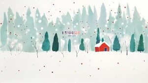 冬季雪村