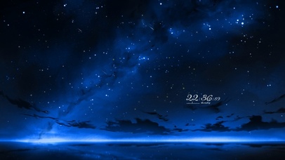 4k 治愈唯美星空之夜