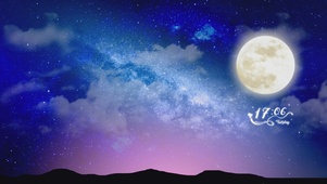 月亮星空