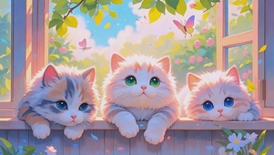 三只可爱猫咪