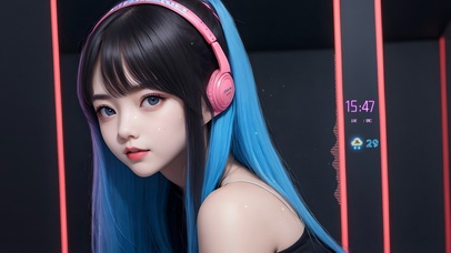 4k治愈可爱女孩