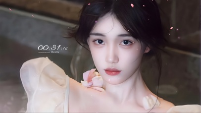 唯美清纯樱花美女