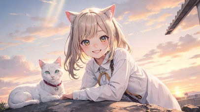 清纯猫系少女