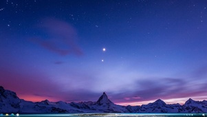 极夜星空
