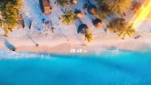 唯美大海沙滩