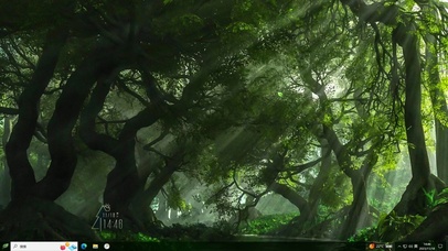 山间小溪主题壁纸