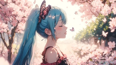 樱花初音-樱花总是让人向往浪漫