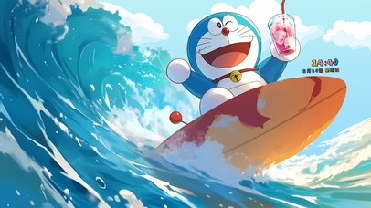 海上冲浪哆啦A梦