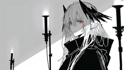 黑白冷漠少年-逻各斯