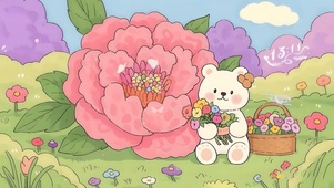 花朵小熊