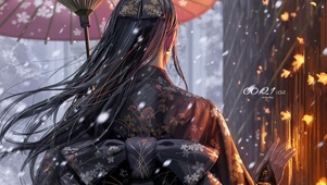 雪中漫步