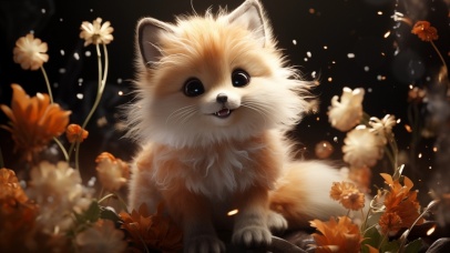 萌宠 小狐狸 卡通小狐狸