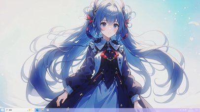 苍蓝之约-桌面主题