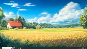 风吹麦浪