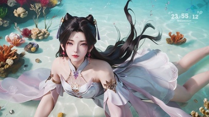 4K水中的梦可儿