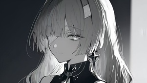 黑白冷漠少女-弗洛洛