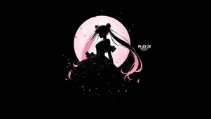 月下的美少女