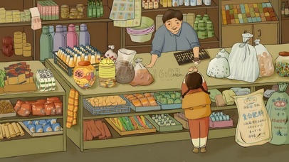 唯美治愈童年小卖铺