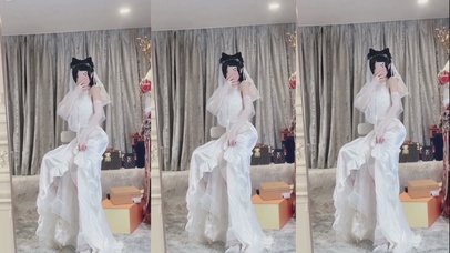 腐团儿美女COS花嫁