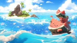 治愈夏日动漫海洋