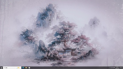 松间小筑-桌面主题