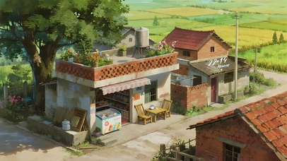 夏日乡村 便利店