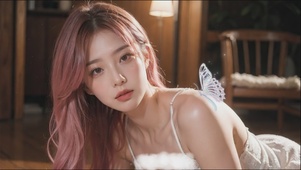 清纯可爱性感的美女