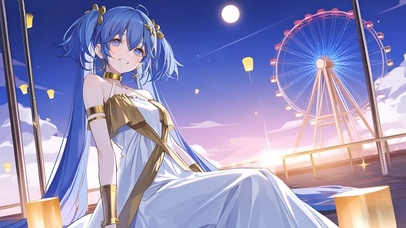 尤诺-夕阳下的少女