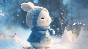 雪兔最可爱
