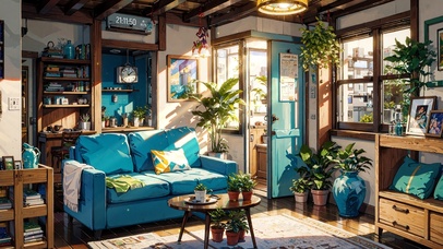 4K治愈午间小屋