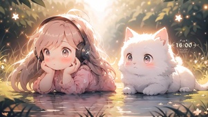 听音乐的女孩
