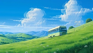 草原旅游巴士