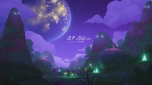 唯美郊外星空