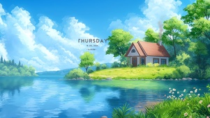 湖畔 小屋