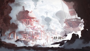 4K科幻浮云船