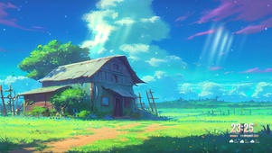 草地小屋