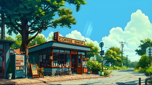 悠闲夏日便利店