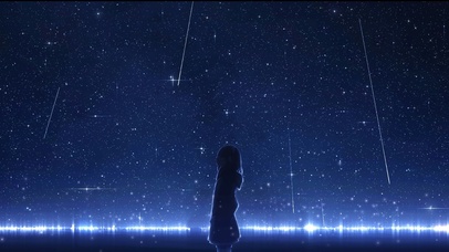 星空之下的少女